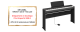 Cliquez pour agrandir Yamaha P-225 NOIR + STAND EN BOIS - Image n°2